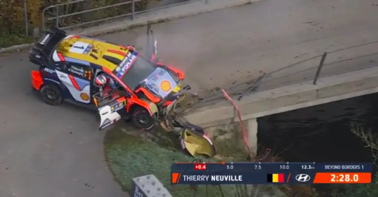 Neuville hidat bontott, törölték a Közép-Európa Rally első vasárnapi szakaszát