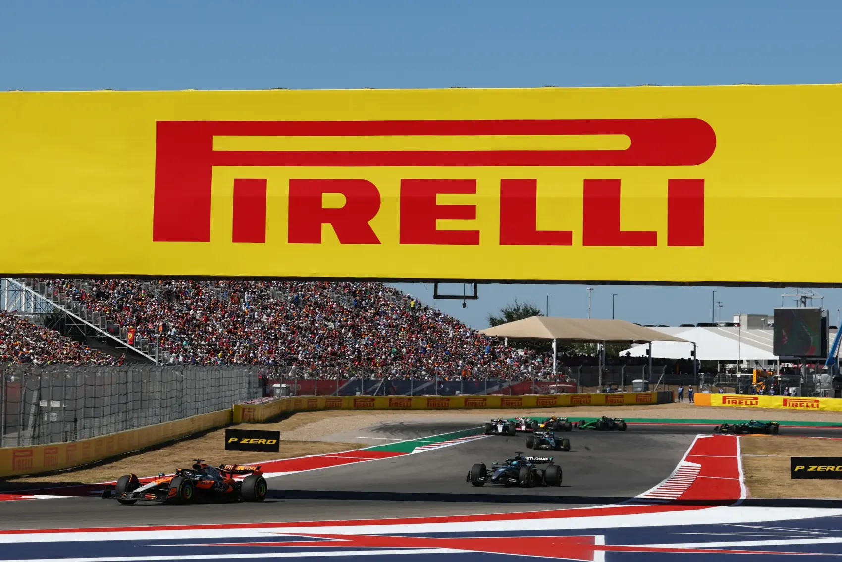 Forma-1, Oscar Piastri, McLaren, George Russell, Mercedes, USA Nagydíj 2025, futam