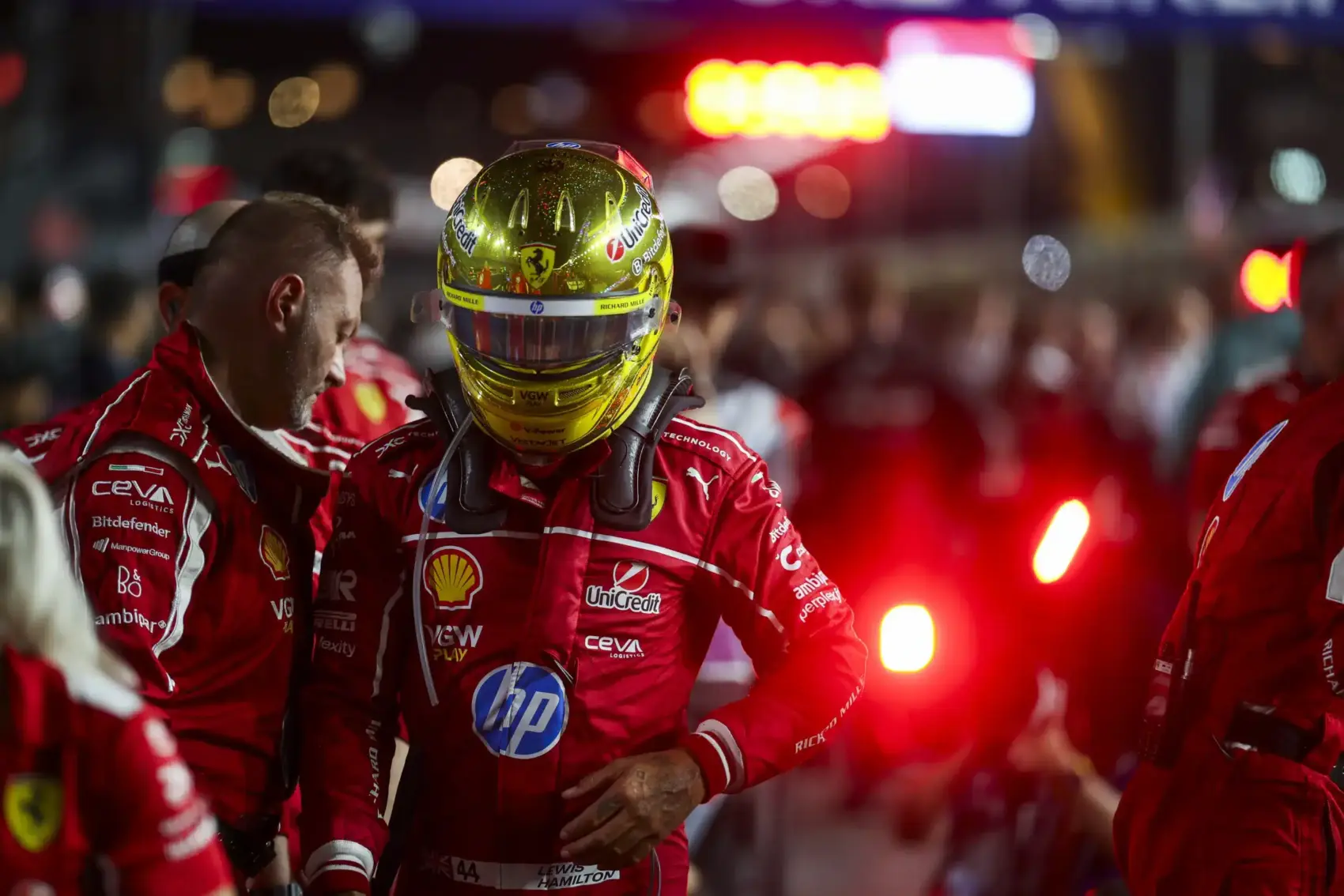 Hamilton, Ferrari