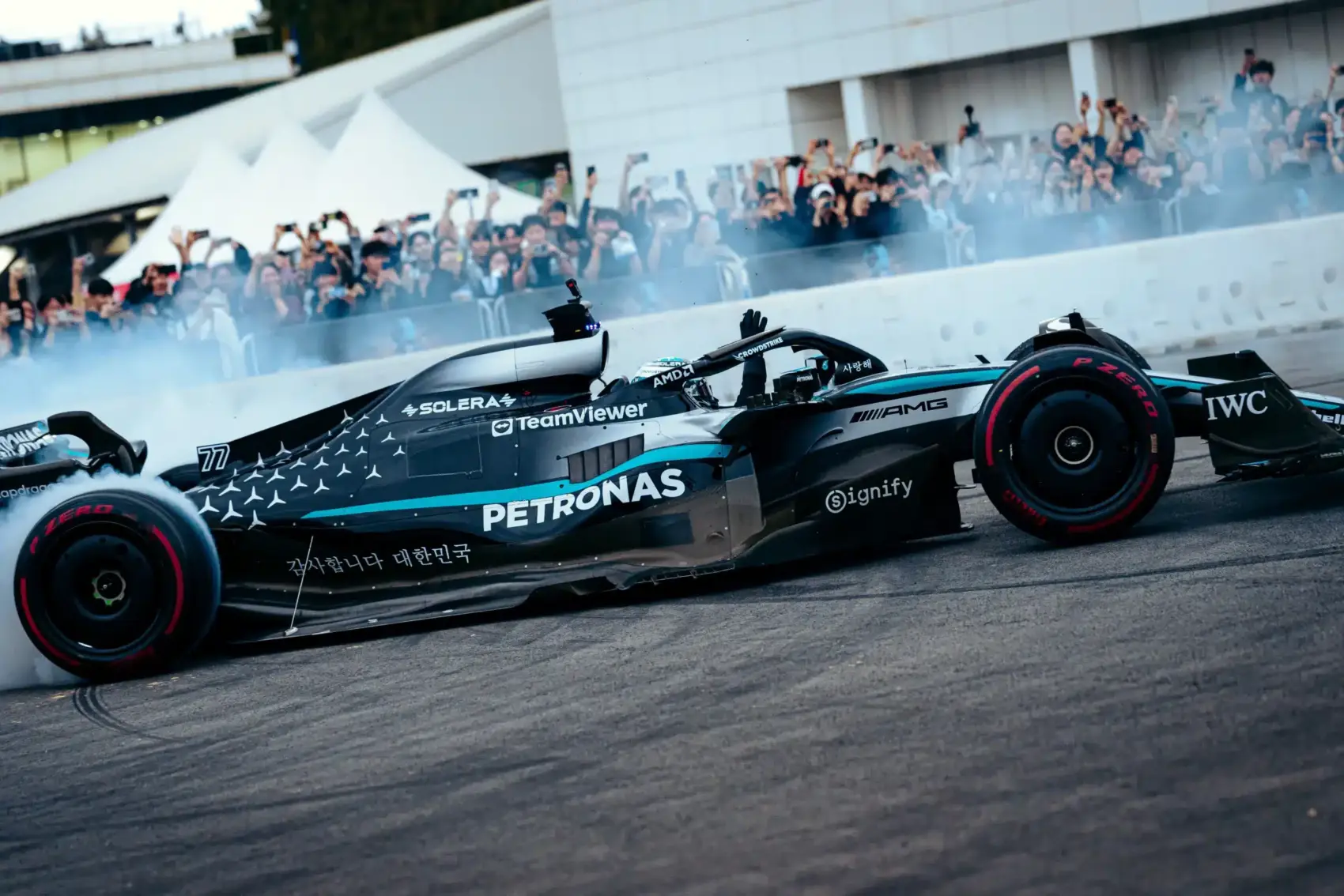 Valtteri Bottas, Mercedes W13, Dél-Korea 0225