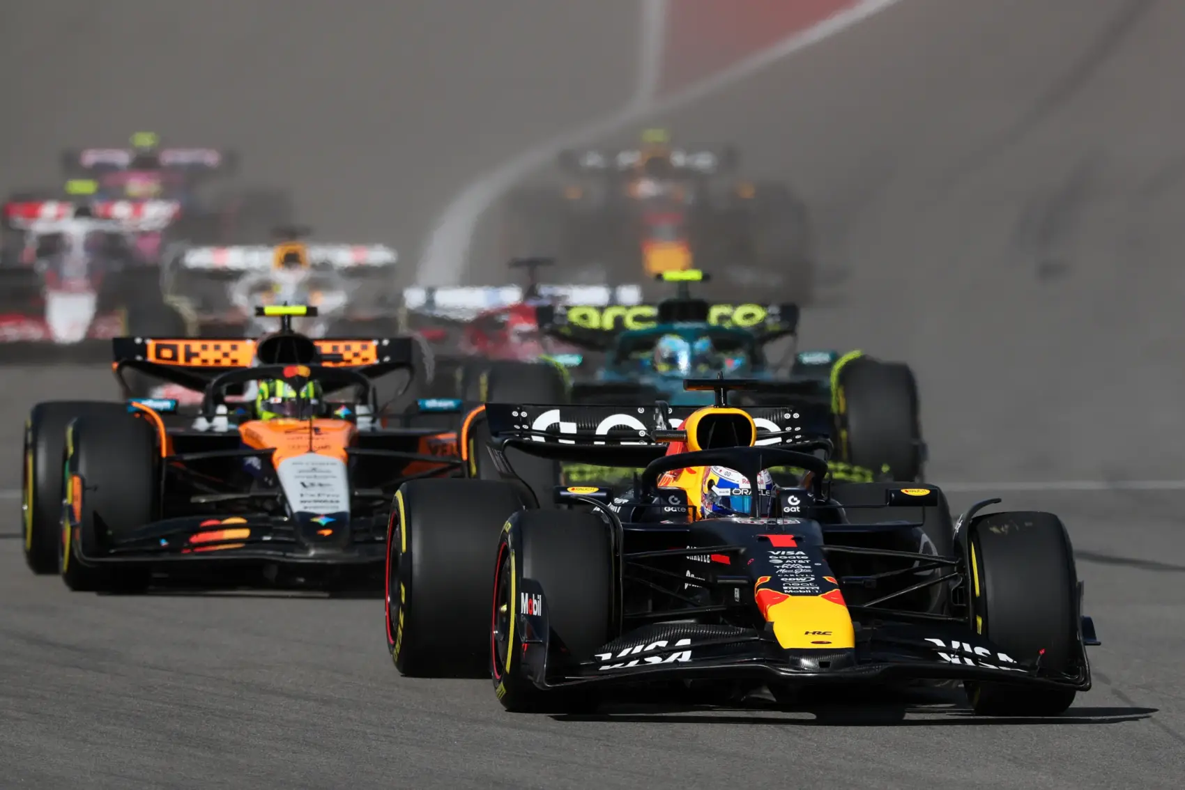 Verstappen, Red Bull, Norris, McLaren