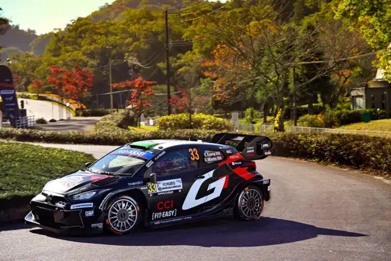 A Toyota tarolt a Japán Rally hivatalos tesztjén