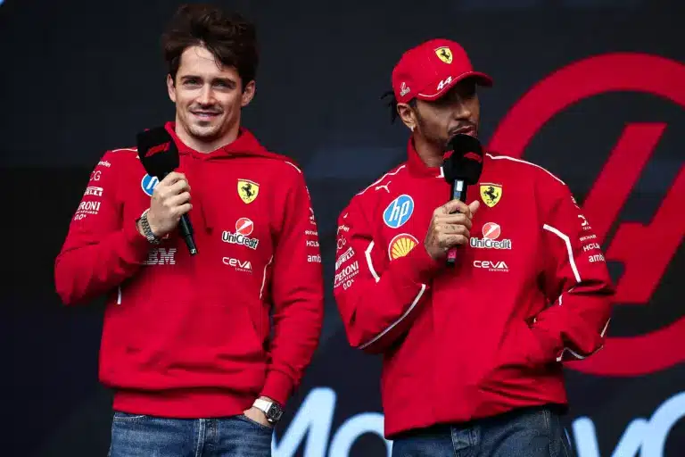 Leclerc és Hamilton is mindent megtett, hogy ne kelljen kritizálnia a Ferrari elnökét