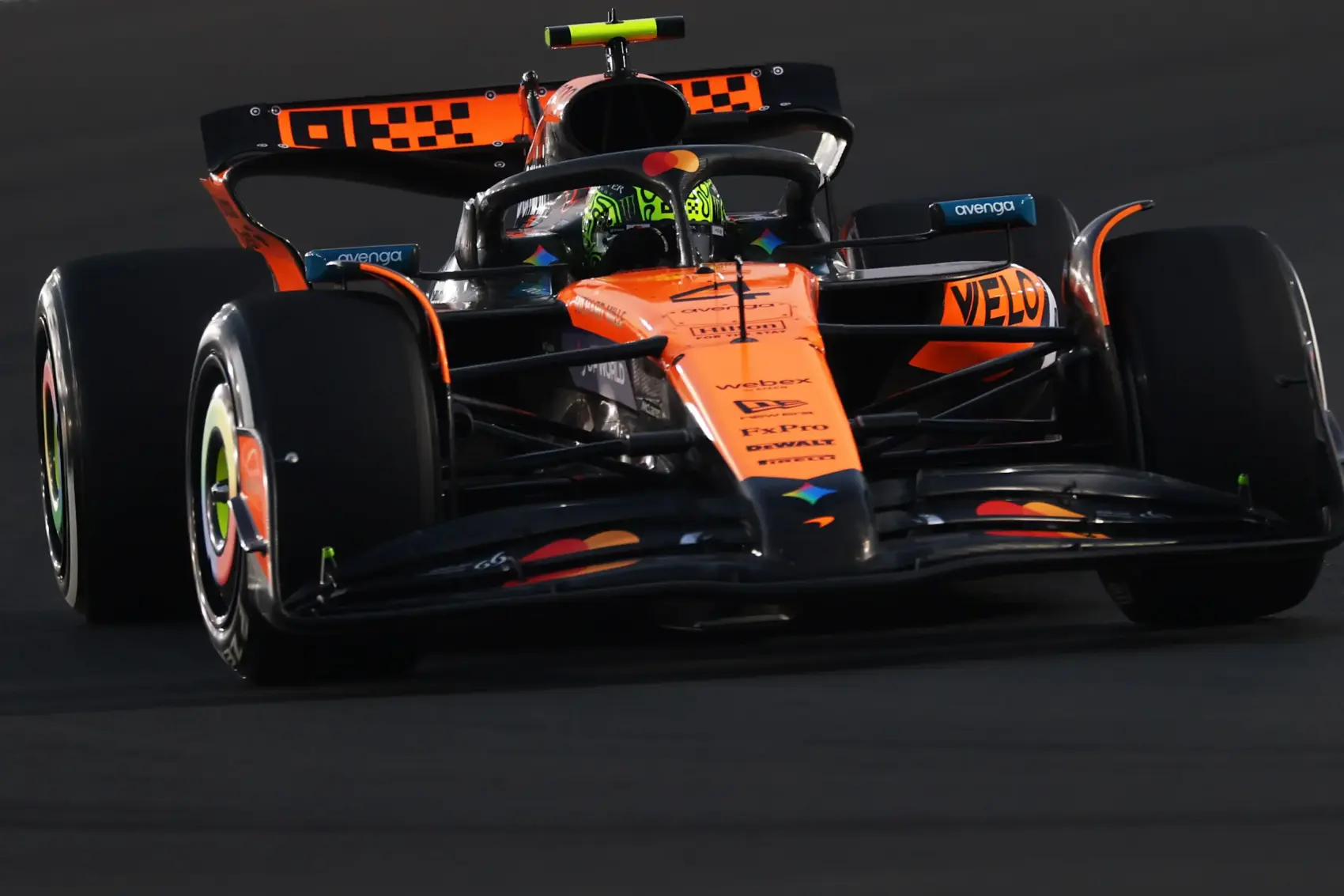 Forma-1, Lando Norris, McLaren, Katari Nagydíj 2025, péntek
