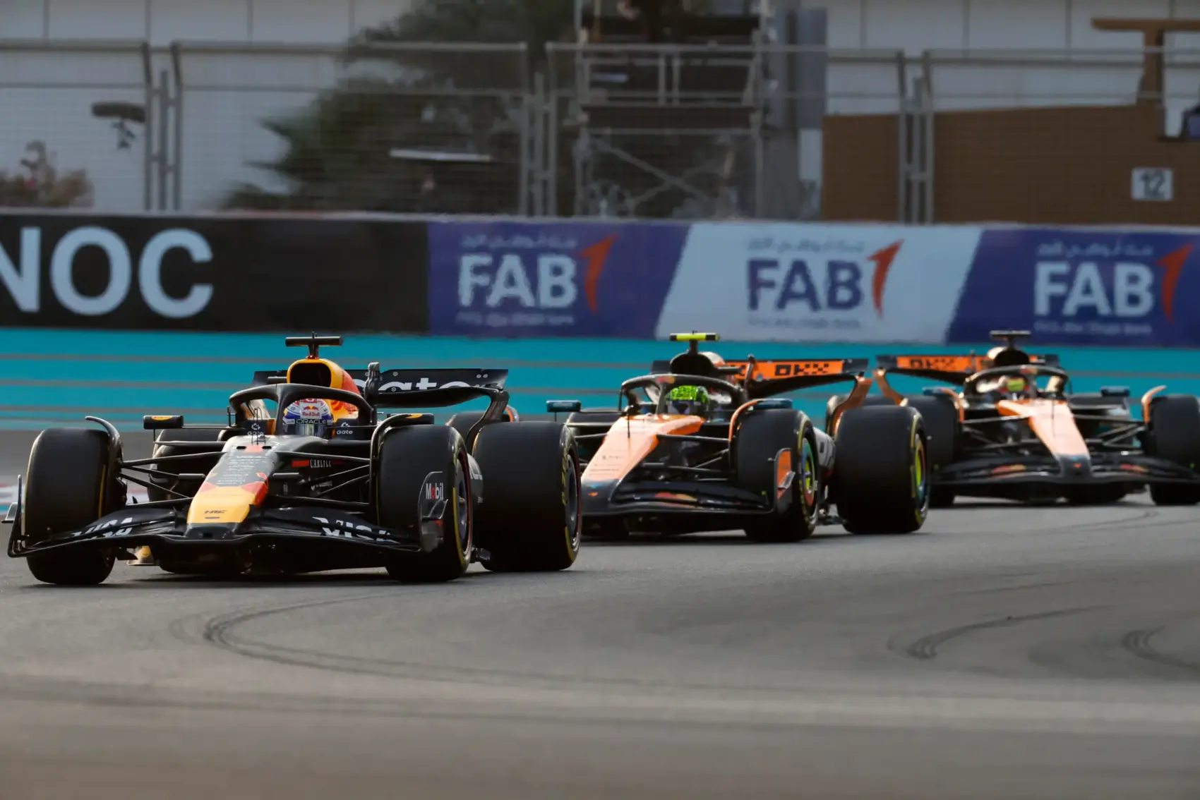 Verstappen, Norris, Piastri